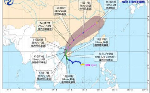 台风“蝴蝶”或二次登陆广东