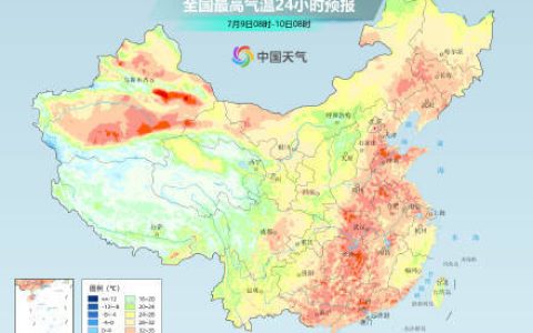 长江以北地区高温发展增强 山东河南等地为核心影响区