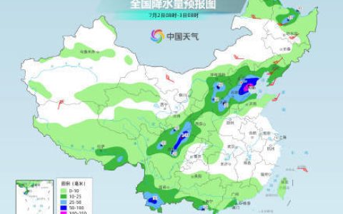 今天京津冀等地为降雨核心区 四川盆地等地降雨再度增强