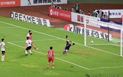 “苏超”常州队只剩最后一画了，目前仍未有进球