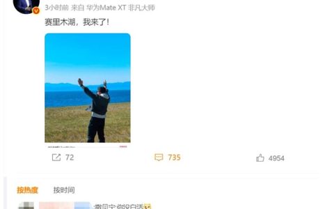 余承东打卡赛里木湖 网友引用撒贝宁金句：你没白活