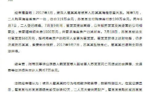 翟欣欣犯敲诈勒索罪被判12年