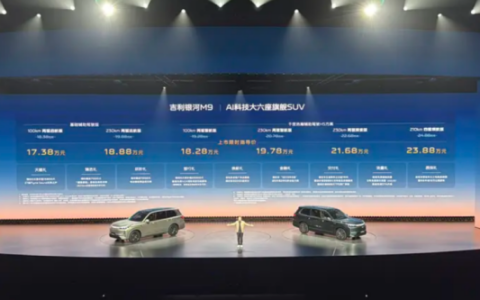 17.38万元！吉利银河M9刷新大六座SUV价格纪录：杀爆整个行业