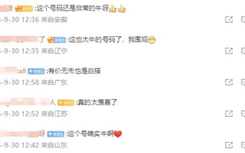 尾号66666666手机号即将200万元起拍 参与竞拍需缴纳40万保证金