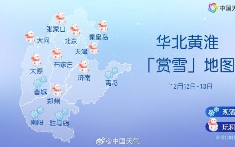 中到大雪，局部暴雪！河南开启“冷冻”模式→