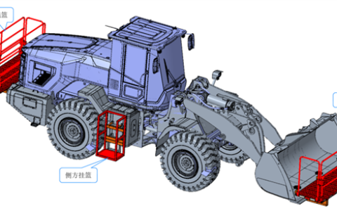 太牛了！加装三个篮子 铲车秒变洪水救援神器