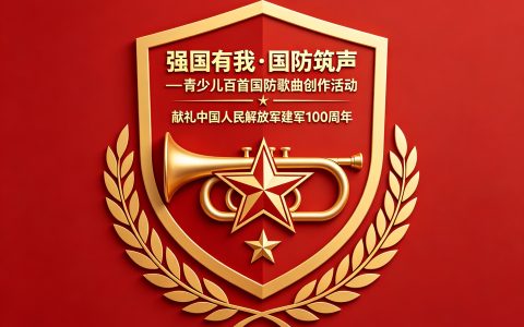 “强国有我·国防筑声”青少儿百首国防歌曲创作活动正式启动