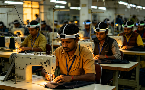 监控到指尖！印度工厂要求缝纫工人佩戴摄像头环 以训练AI动作模型