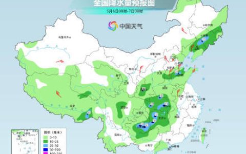 南方新一轮降水过程上线 北方降水范围有所扩大